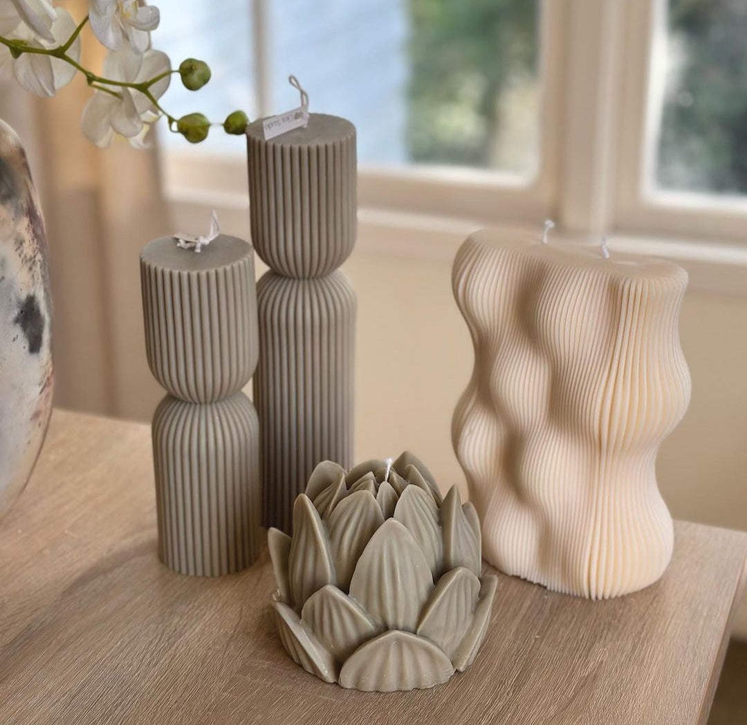 The Sacred Lotus Flower Candle - Soleil Candle Collections