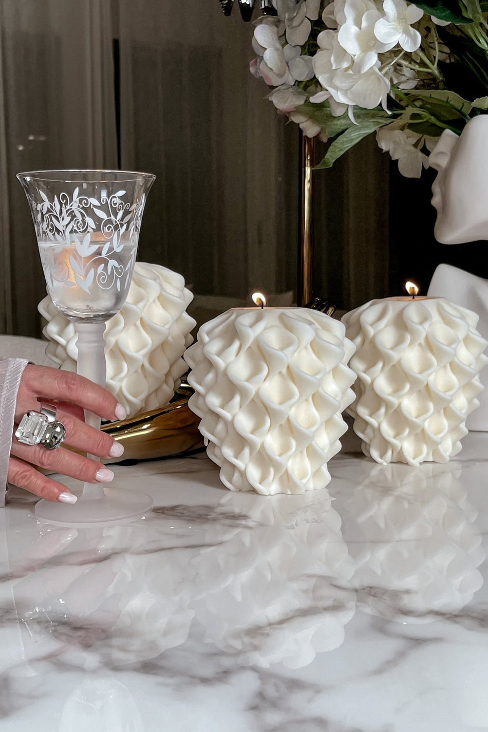 Abstract Sculpture Candle - Soleil Candle Collections
