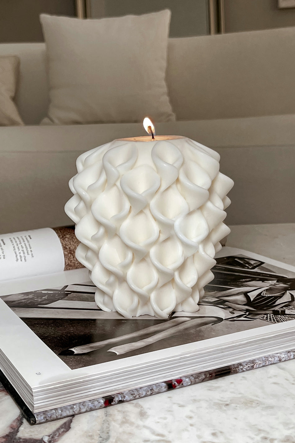 Abstract Sculpture Candle - Soleil Candle Collections