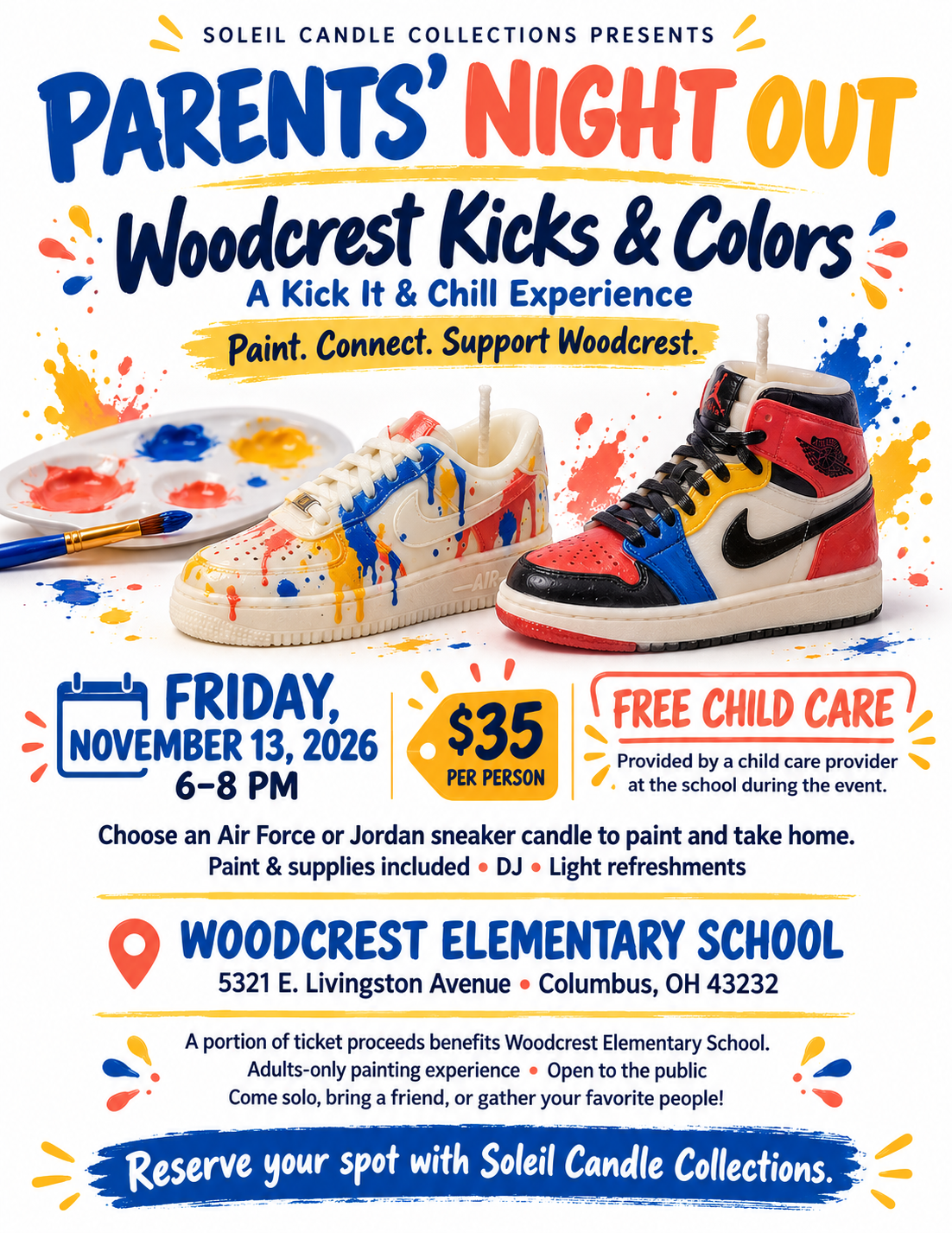 Woodcrest Kicks & Colors: An Unforgettable Parents’ Night Out